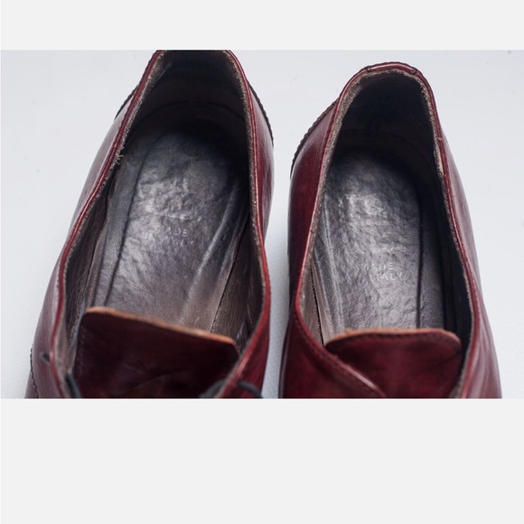 MOMA Womens Burgundy Heeled Shoes - Picture 8 of 9